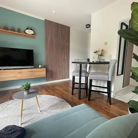 Modernes Apartment In Chemnitz Buitenkant foto